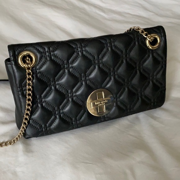 kate spade Handbags - Kate Spade Black Leather Chain Bag